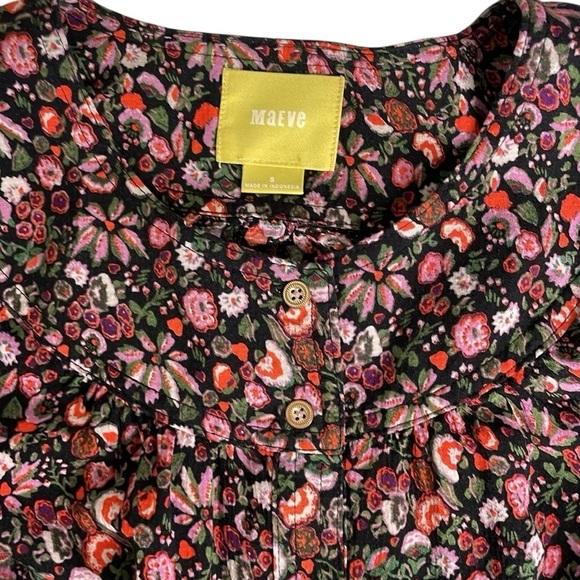 Anthropologie Maeve Floral Blouse - Picture 3 of 7